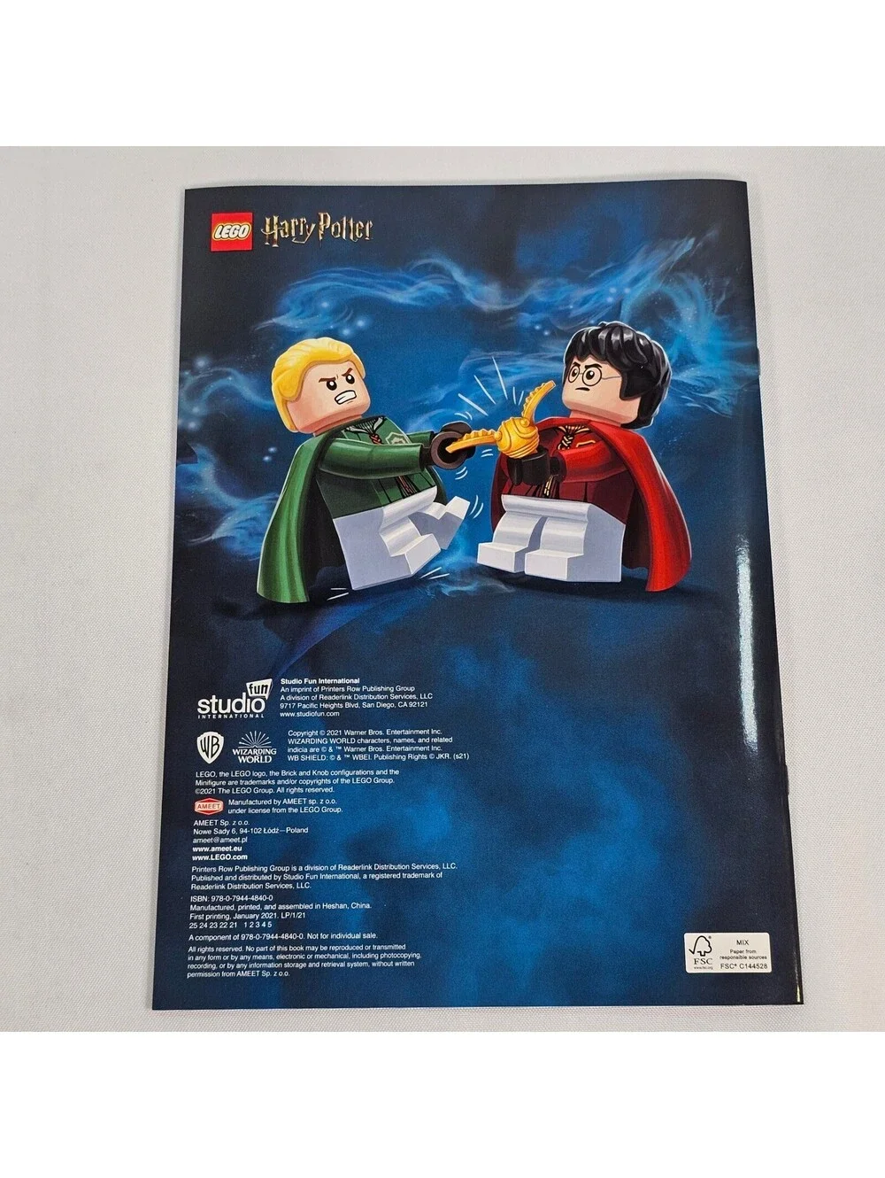 LEGO Harry Potter Wizarding Duels Potter vs Malfoy Pop-Up Scenes 2 Books